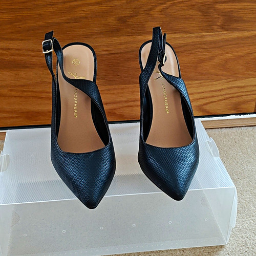 Atmosphere black slingback - atmosphere,