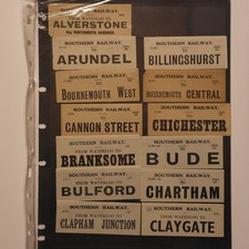 34 x Southern Railway Luggage