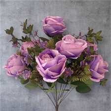 Artificial Silk Rose Bush