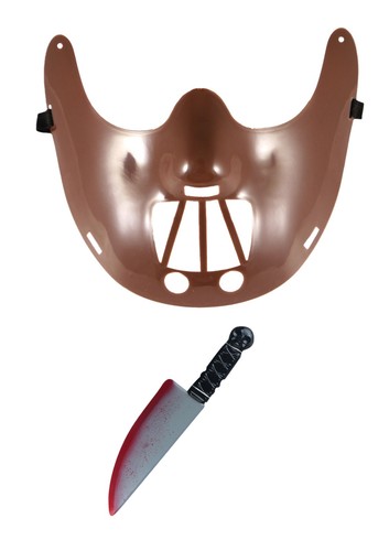 Brown hannibal lecter mask - lecter,