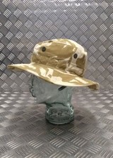 Genuine British Army DDP Boonie / Bush Hat Desert CAMO No Flap - NEW 64cm