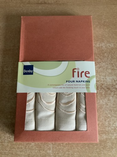 Denby fire x cloth napkins - fire,
