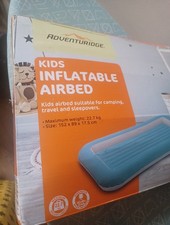Kids Inflatable Air Bed Mattress Portable for Travel, Camping, or Car