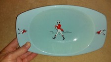 Johnnie Walker Large Ashtray / Oval Serving dish - Vintage 1960's Wade