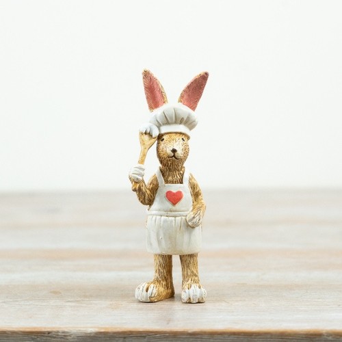 Jasper rabbit chef ornament - chef,