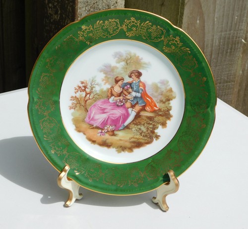 Limoges france green fragonard - france,