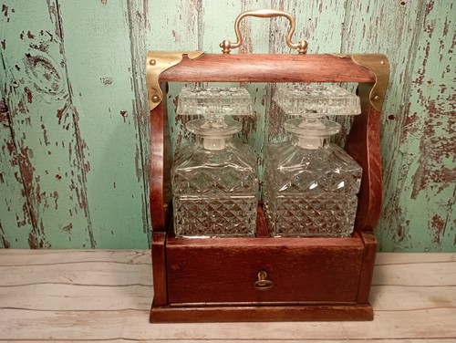 Brass mounted mahogany two - brass,
