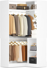 Corner Closet System with