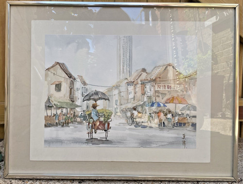 Vintage southeast asian street - vintage,