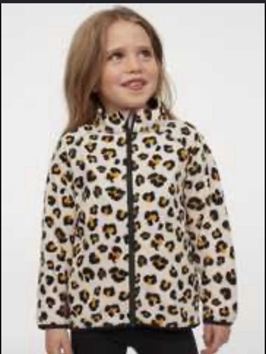 Girls cheetah print fleece - h&m,