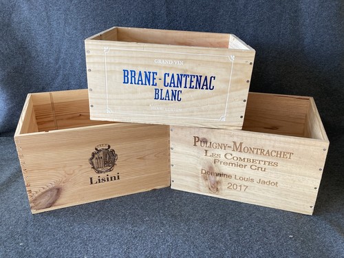 Wooden wine box crate - wooden,