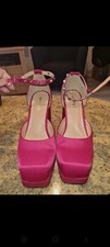 Pink Platform Wedges 