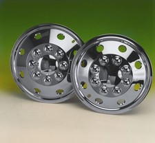 set  4 16" Chrome deep dish wheel trims hub caps covers for Mercedes Sprinter