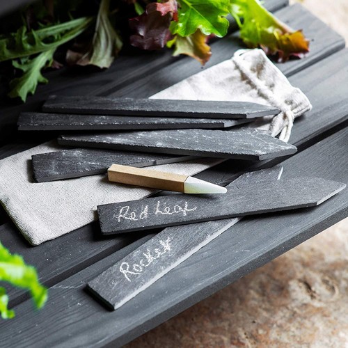 Large slate herb garden - herb,