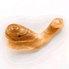 Vintage Marbled Onyx Whale