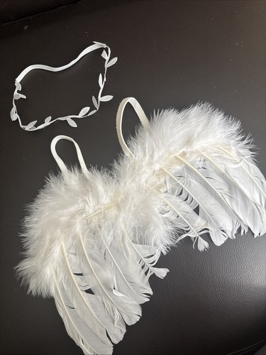 Newborn angel costume white - angel,