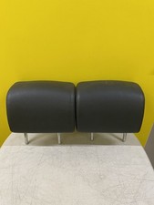 2003-2007 SAAB 93 9-3 REAR SEAT HEADREST X2 BLACK LEATHER HEAD REST