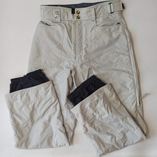 Burton Bio-Lite Men's Ski / Snowboard Trousers - Off White - Size M - 32W / 28L