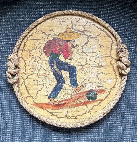 Mexican folk art - folk, round