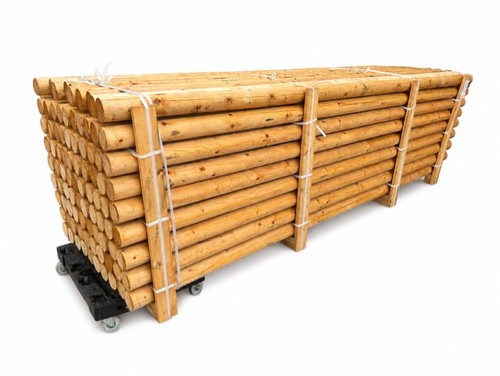 Horse timber jump pole - timber,