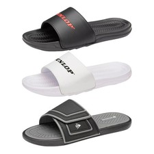 DUNLOP MENS SLIDERS FLIP FLOPS