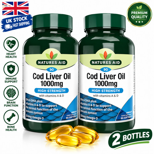 Cod liver oil capsules 1000mg - oil,
