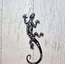 Black & Silver Lizard Ornament