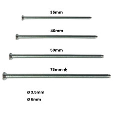 M3.5 ELECTRICAL SOCKET SWITCH SCREWS 35 40 50 75 mm CHROME STEEL RAISED EDGE