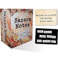 Ransom Notes - The Ridiculous Word Magnet Party Game, 3+ Players Gift