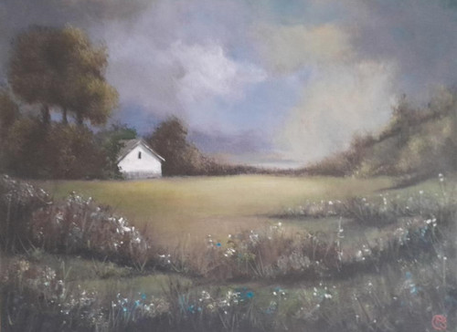 Old welsh cottage oil - welsh,