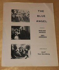 The Blue Angel Movie Program
