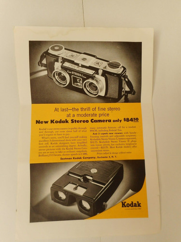 Kodak stereo camera original - kodak,