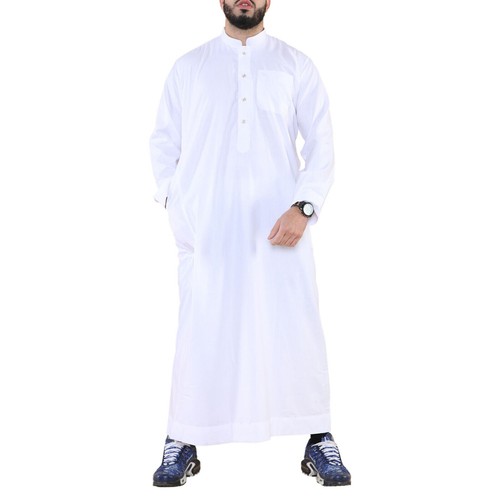 Mens white thobe jubba saudi - mens,