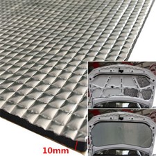 Heat Shield Sound Insulation Car Hood Noise Control Mat Aluminum Foil Pad 1x1.4M