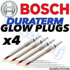 4x BOSCH Duraterm Diesel Glow