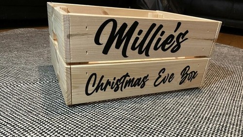 Wooden crate storage box gift - wooden,