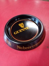 Vintage Tin Guinness Ashtray 8"