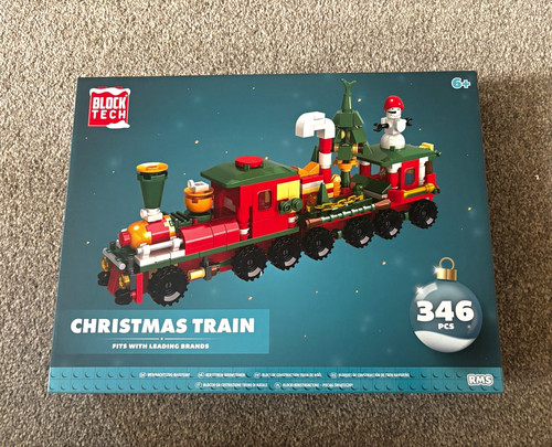 Block tech christmas train - block,