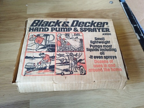 Vintage black and decker hand - and,