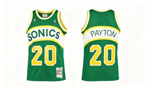 Gary payton supersonics green - payton,