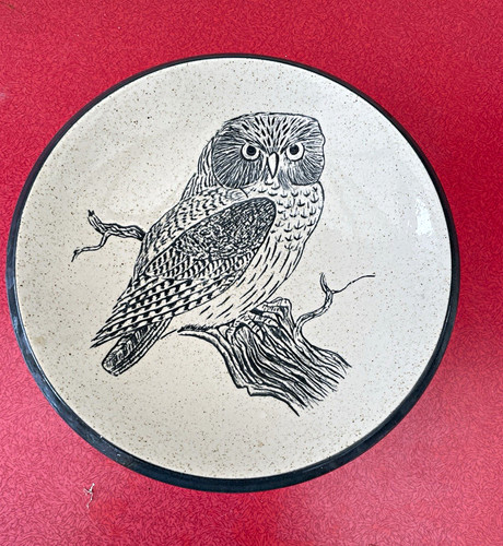 Purbeck poole stoneware - purbeck?poole?, owl