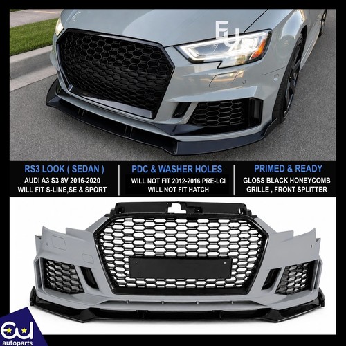 Front bumper rs3 - front, style