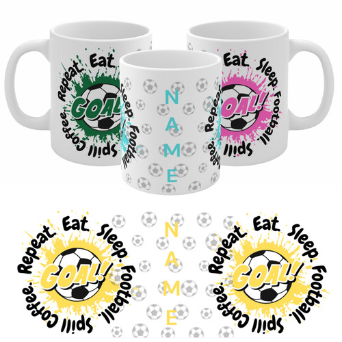 Eat sleep football spill - eat,