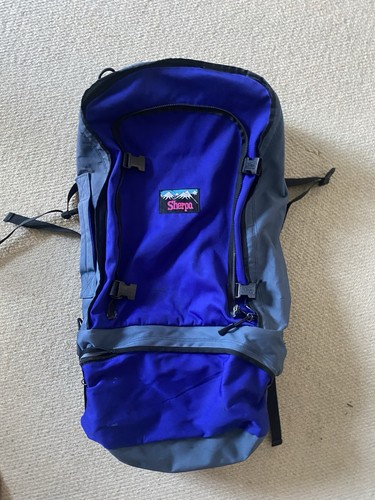 Vintage sherpa hiking backpack - hiking,