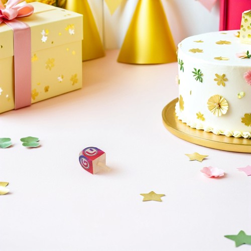 Pcs festive wooden top - 10,
