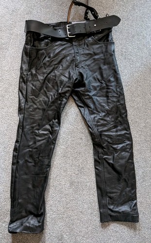 Leather jeans trousers osx - leather, gay