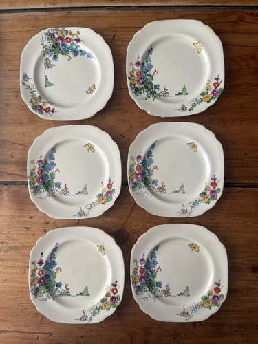 Crown staffordshire hollyhocks - staffordshire,