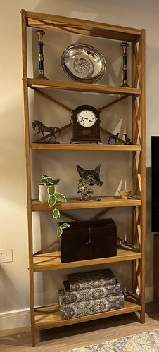 Solid oak shelving - solid, 198cm
