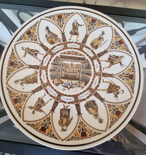 Wedgwood shakespeare plate - wedgwood,