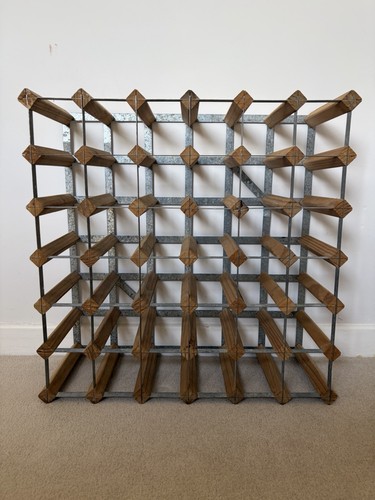 Vintage wooden metal frame - wooden,
